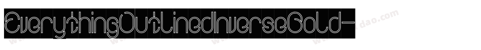 EverythingOutlinedInverseBold-2R4w字体转换