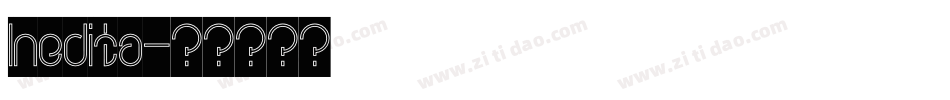 Inedita字体转换