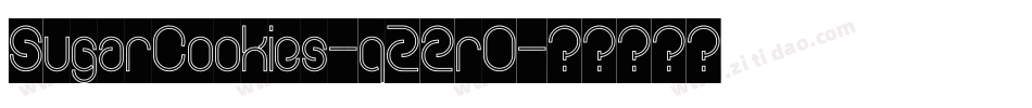 SugarCookies-qZ2r0字体转换