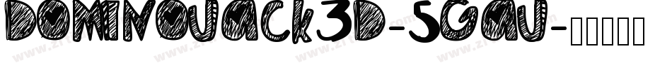 DominoJack3D-5Gaj字体转换