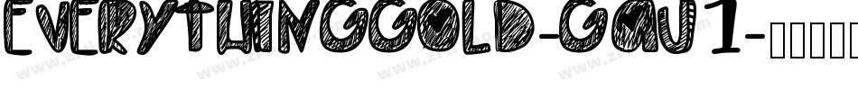 Everythinggold-gAJ1字体转换
