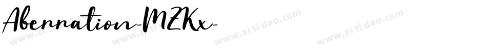 Aberration-MZKx字体转换