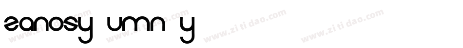 Zanosy-vmn0y字体转换
