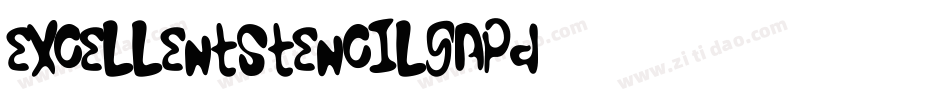 Excellentstencil-GAPD字体转换
