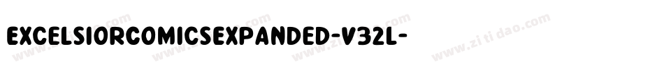 ExcelsiorComicsExpanded-V32l字体转换