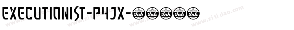 Executionist-P4Jx字体转换