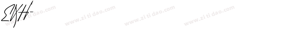 EXH字体转换