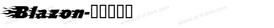 Blazon字体转换