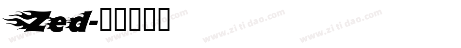 Zed字体转换
