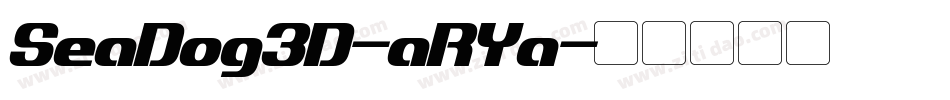 SeaDog3D-aRYa字体转换