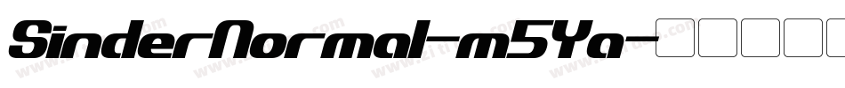 SinderNormal-m5Ya字体转换