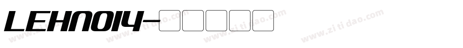 LEHN014字体转换