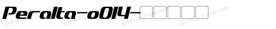 Peralta-o014字体转换