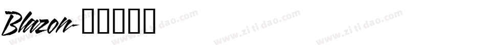 Blazon字体转换