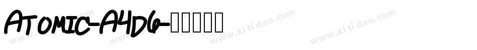 Atomic-A4d6字体转换
