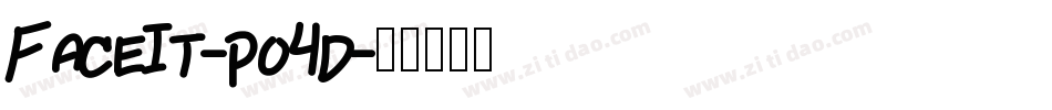 FaceIt-po4d字体转换