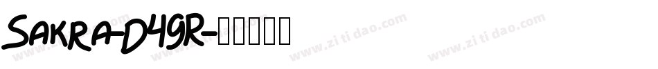 Sakra-D49R字体转换