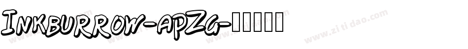 Inkburrow-apZg字体转换 Inkburrow-apZg字体转换