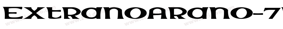 ExtranoArano-7pD字体转换