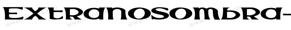 ExtranoSombra-d07字体转换
