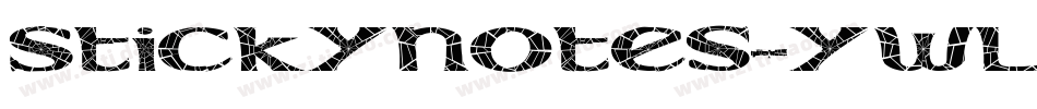 Stickynotes-ywLPd字体转换