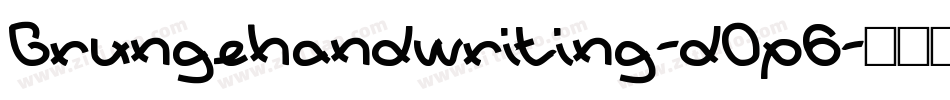 Grungehandwriting-d0p6字体转换