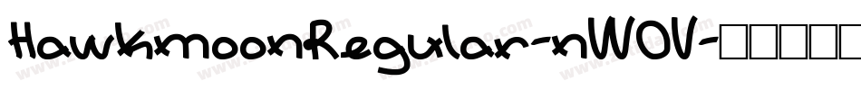HawkmoonRegular-nW0V字体转换