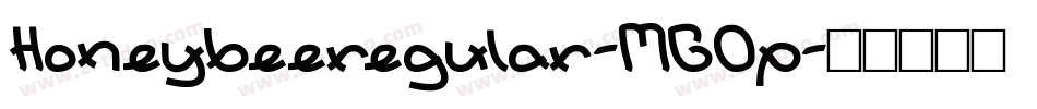 Honeybeeregular-MG0p字体转换