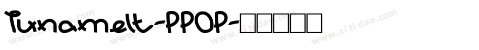 Tunamelt-PP0P字体转换