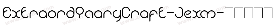 ExtraordinaryCraft-Jexm字体转换