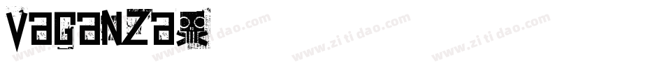 VAGANZA字体转换