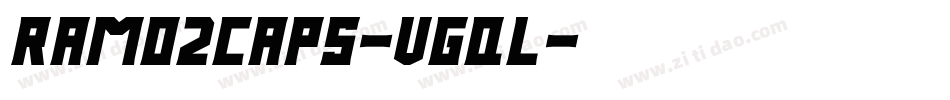 Ramo2Caps-vgqL字体转换