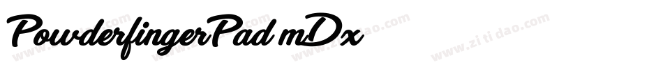 PowderfingerPad-mDx字体转换