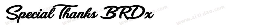 SpecialThanks-BRDx字体转换