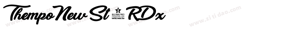ThempoNewSt-5RDx字体转换