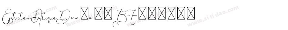 EzhilanAliquaDemo-w13BZ字体转换