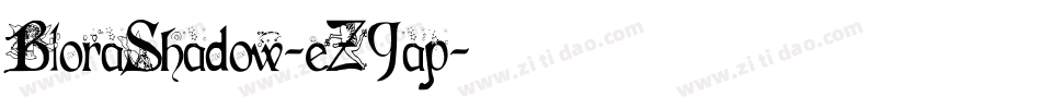 BloraShadow-eZ9ap字体转换