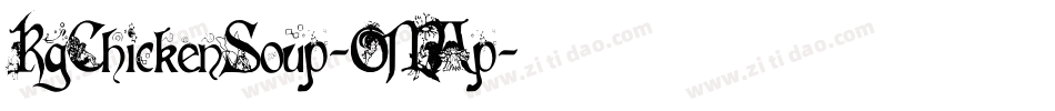 KgChickenSoup-OMAp字体转换