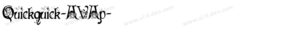 Quickquick-AVAp字体转换