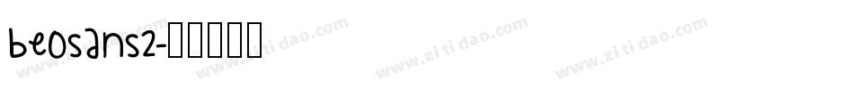 BeoSans2字体转换