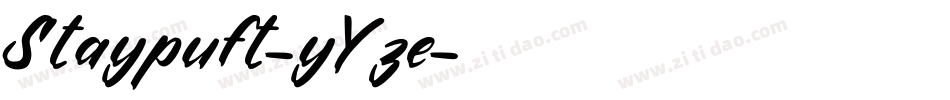 Staypuft-yYze字体转换