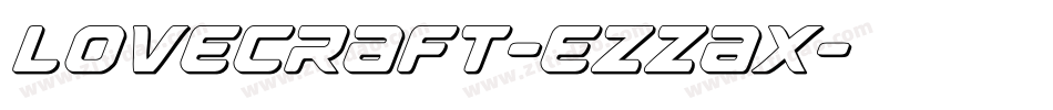 LoveCraft-eZZax字体转换