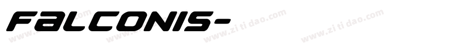 Falconis字体转换
