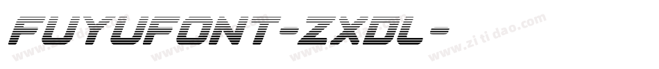 FuyuFont-zXDl字体转换