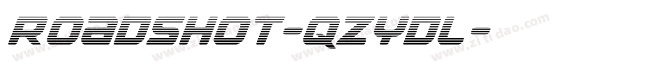 RoadShot-qZYDl字体转换