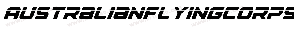 Australianflyingcorpsstencilf-EG1W字体转换