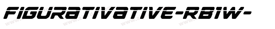 Figurativative-RB1W字体转换