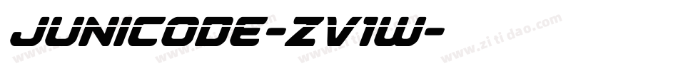 Junicode-zv1w字体转换