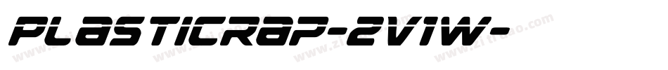 Plasticrap-2v1W字体转换