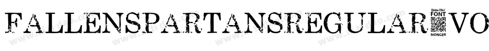 FallenspartansRegular-vOPE字体转换